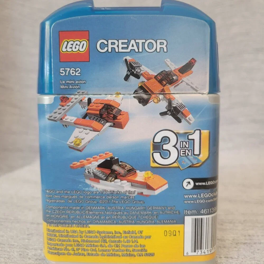 Lego Creator 3 in 1 Mini Plane (5762)